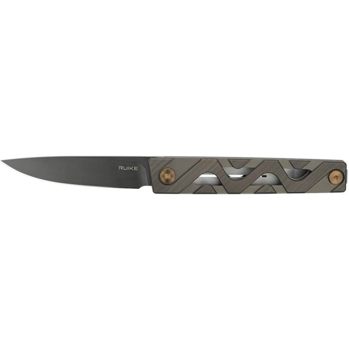 Ніж складаний Ruike P878-AK, (8.7 см) 14C28N / 6063Aluminum сірий (P878-AK)