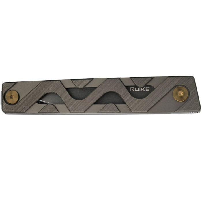 Ніж складаний Ruike P878-AK, (8.7 см) 14C28N / 6063Aluminum сірий (P878-AK)