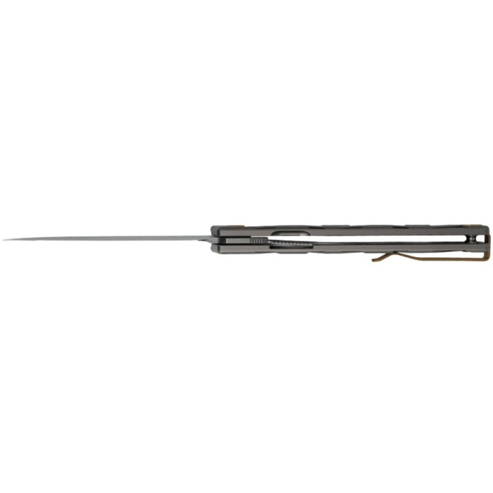 Ніж складаний Ruike P878-AK, (8.7 см) 14C28N / 6063Aluminum сірий (P878-AK)
