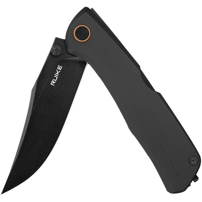 Ніж складаний Ruike P882-B, (8.5 см) 12С27 /  G10 чорний (P882-B)
