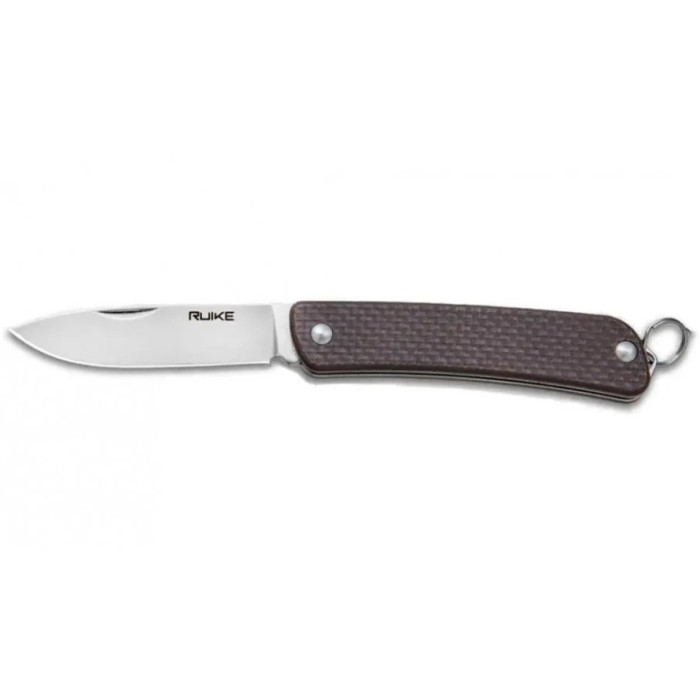 Ніж багатофункціональний Ruike Criterion S11, (5.3 см) 12C27 / G10 коричневий (S11-N)