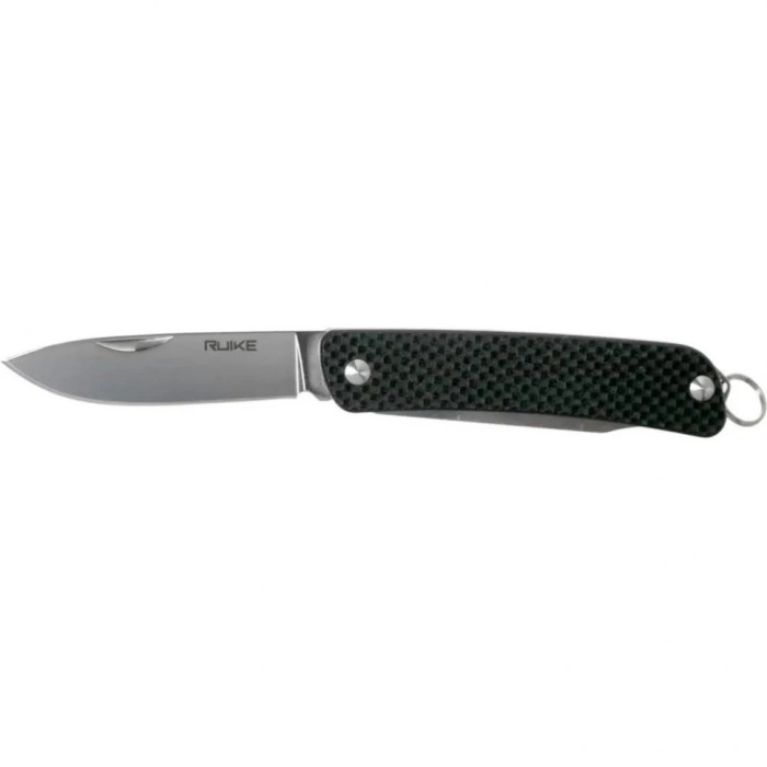 Ніж багатофункціональний Ruike Criterion S21, (5.3 см) 12C27 / G10 чорний, 5 інстр. (S21-B)