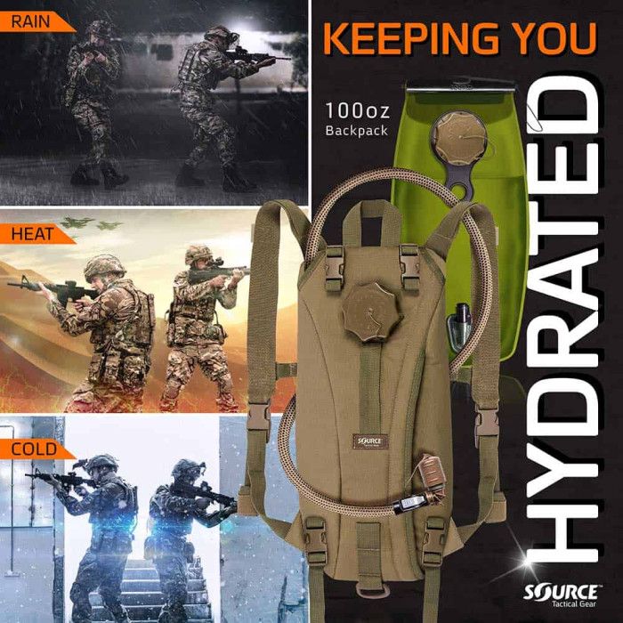 Рюкзак с гидратором SOURCE Tactical 3L Coyote (4000330203)
