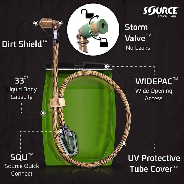 Питьевая система Source Razor 3L Coyote (4001490203)
