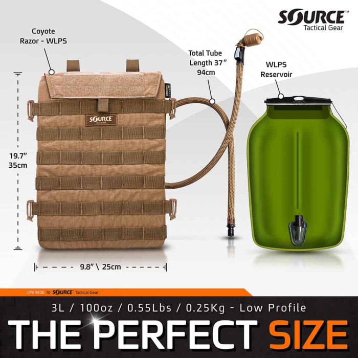 Питьевая система Source Razor 3L Coyote (4001490203)