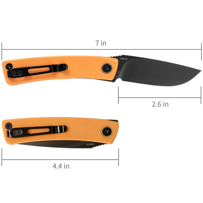 Ніж складаний SRM Air 105M-GJ, 14C28N, G10, Orange (105M-GJ)