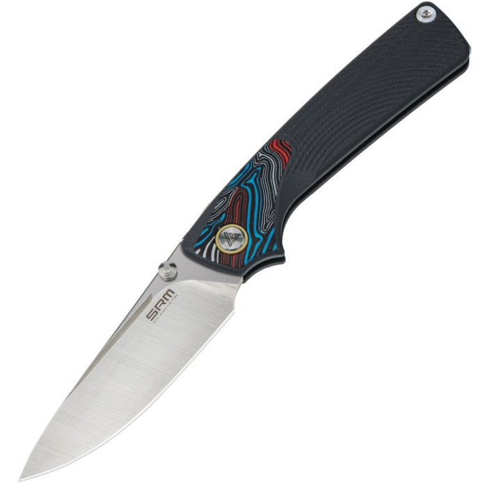 Нож складной SRM Dome 106M-GK, Sandvik 14C28N, G10, Dark Grey (106M-GK)