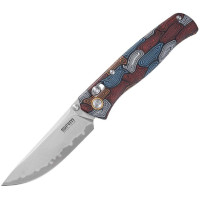 Ніж складаний SRM Medal 255L-GQ2, Lam. 140Cr, G10, Damascus Pattern (255L-GQ2)