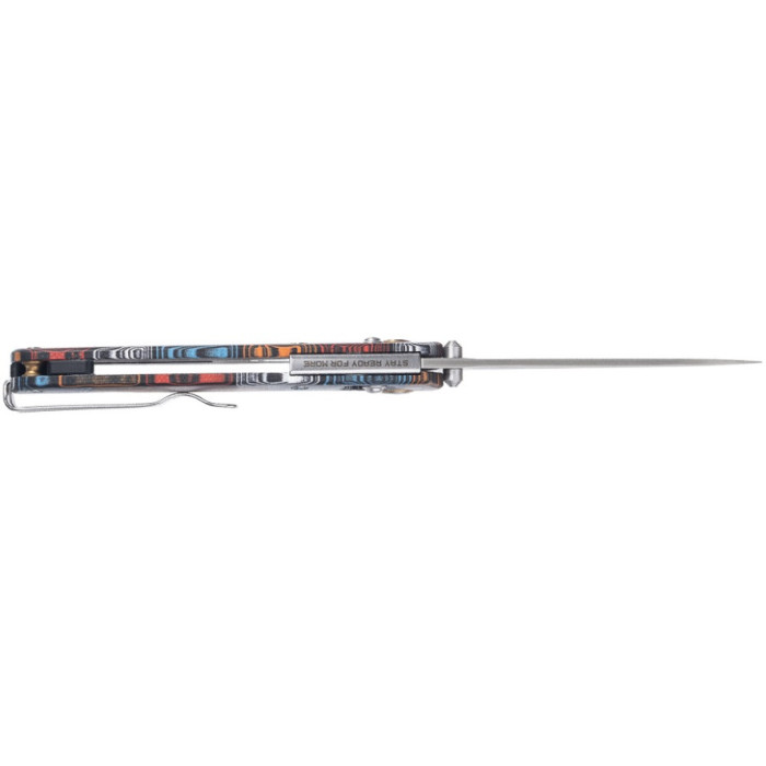 Ніж складаний SRM Medal 255L-GQ2, Lam. 140Cr, G10, Damascus Pattern (255L-GQ2)