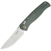 Нож складной SRM Medal 255L-MG3 (8.2 см) 140Cr / Micarta зеленый (255L-MG3)
