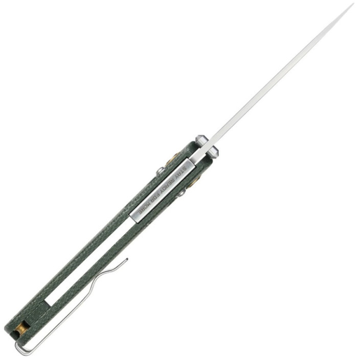 Нож складной SRM Medal 255L-MG3 (8.2 см) 140Cr / Micarta зеленый (255L-MG3)