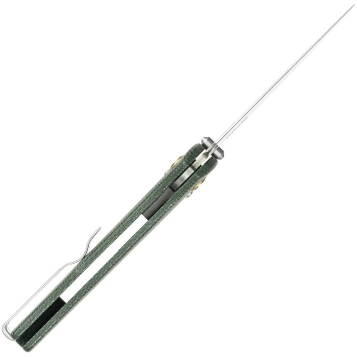 Нож складной SRM Medal 255L-MG3 (8.2 см) 140Cr / Micarta зеленый (255L-MG3)
