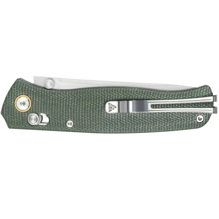 Нож складной SRM Medal 255L-MG3 (8.2 см) 140Cr / Micarta зеленый (255L-MG3)