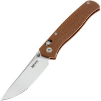 Нож складной SRM Medal 255L-MN, 10Cr15CoMoV, Micarta, Brown (255L-MN)