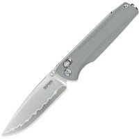 Нож складной SRM Terrier 258L-GK2 (9.3 см) 140Cr / G10 серый (258L-GK2)