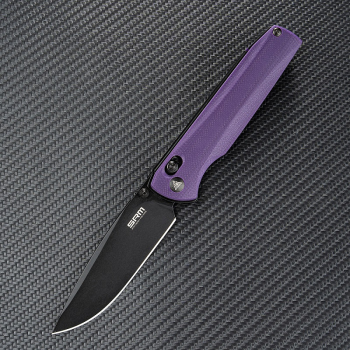 Ніж складаний SRM Terrier 258L-GN, D2, G10, Purple (258L-GN)