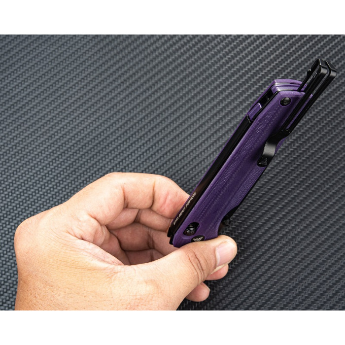 Ніж складаний SRM Terrier 258L-GN, D2, G10, Purple (258L-GN)