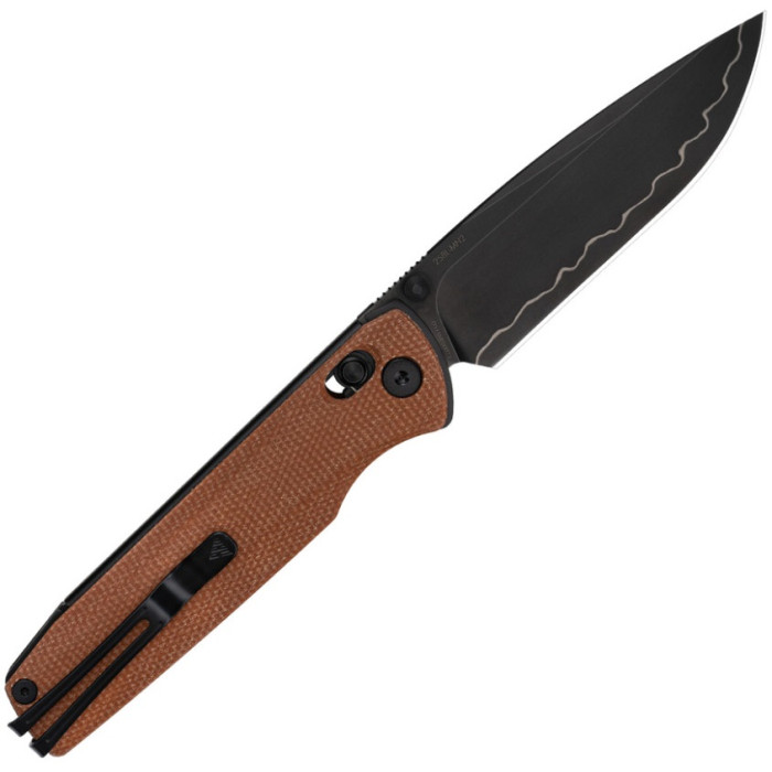 Нож складной SRM Terrier 258L-MN2, 140Cr, Micarta, Brown (258L-MN2)