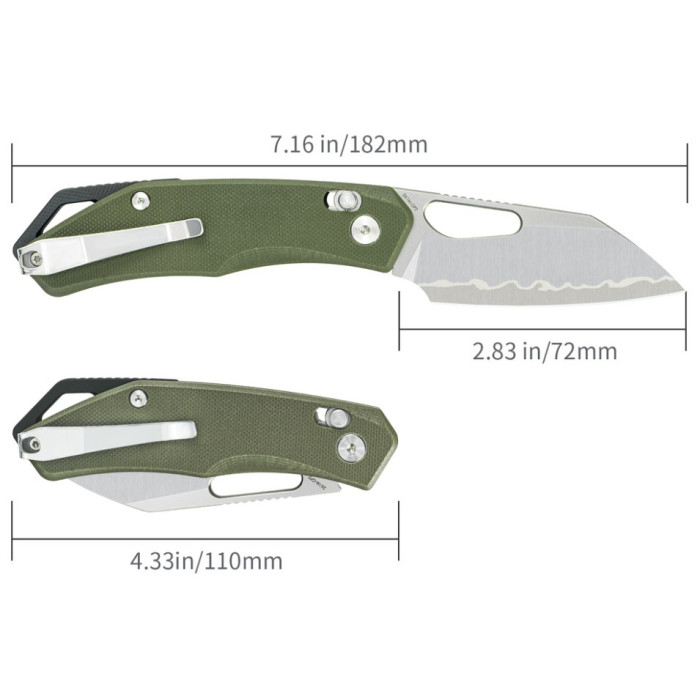 Нож складной SRM Cub 261M-GP2, 140Cr, G10, Green (261M-GP2)