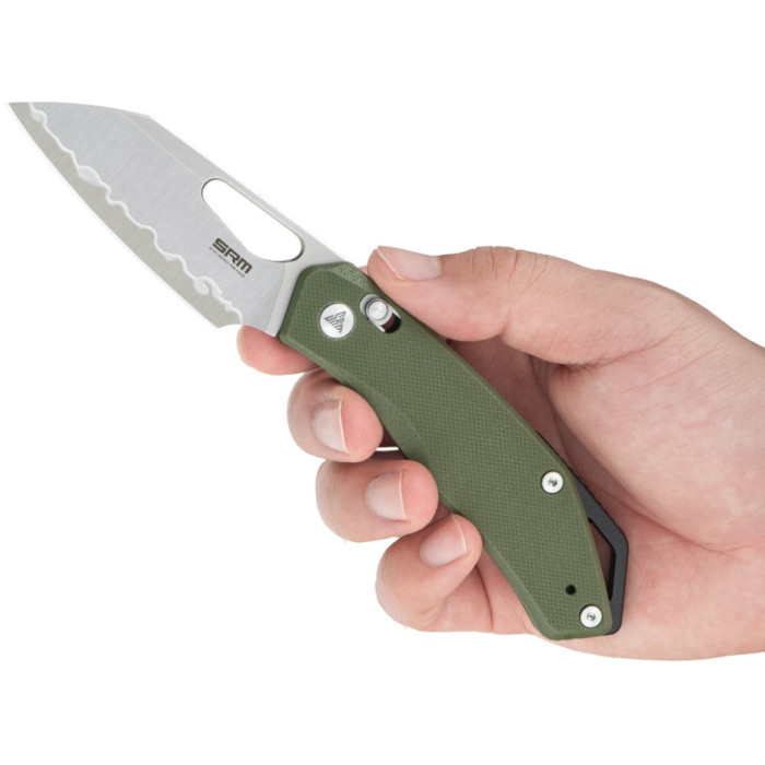 Нож складной SRM Cub 261M-GP2, 140Cr, G10, Green (261M-GP2)