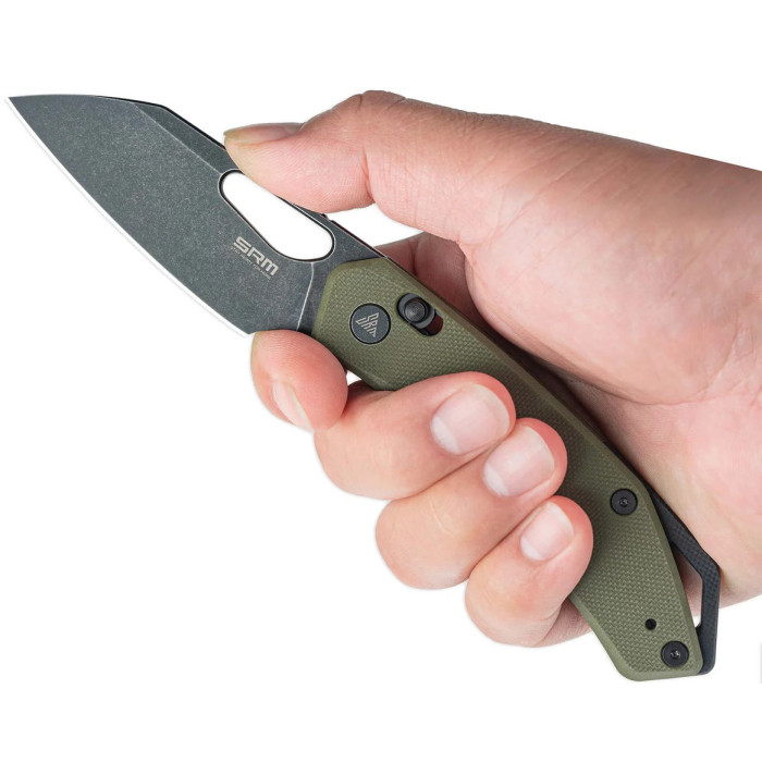 Нож складной SRM Cub 261M-GP (7.3 см) 154CM / G10 зеленый (261M-GP)