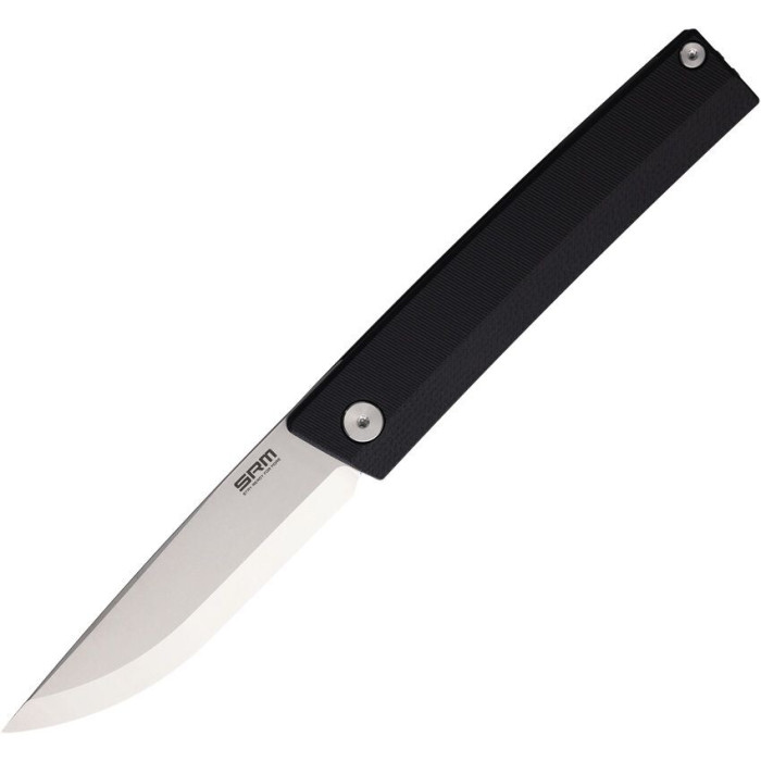 Ніж складаний SRM Gent 401-GB, 10Cr15CoMoV, G10, Black (401L-GB)