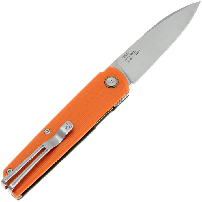 Ніж складаний SRM Qrick 408L-GX, Sandvik14C28N, G10, Green (408L-GX)
