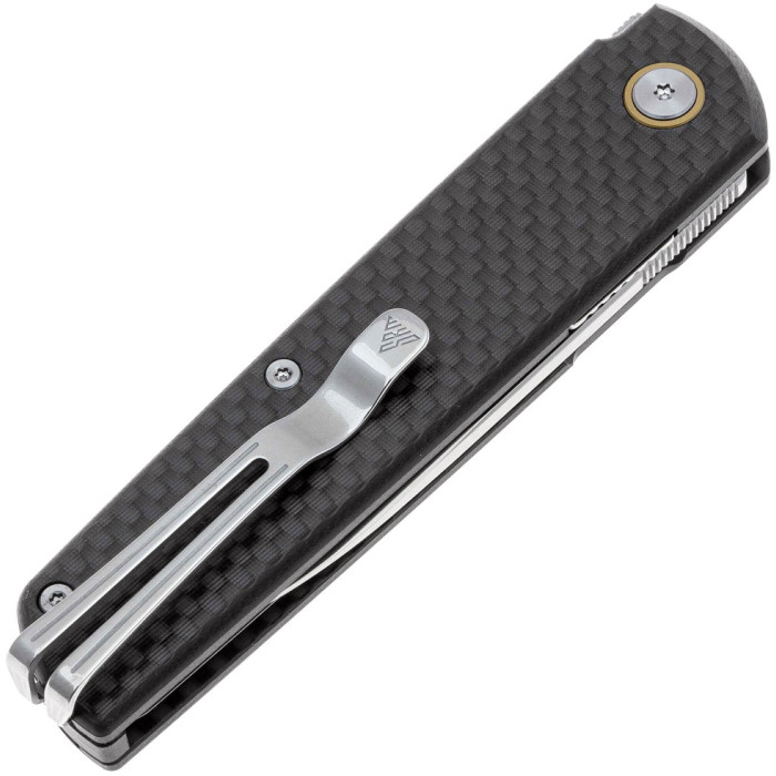 Ніж складаний SRM Qrick 408L-KB, Sandvik 14C28N, G10 + carbon fiber, Black (408L-KB)