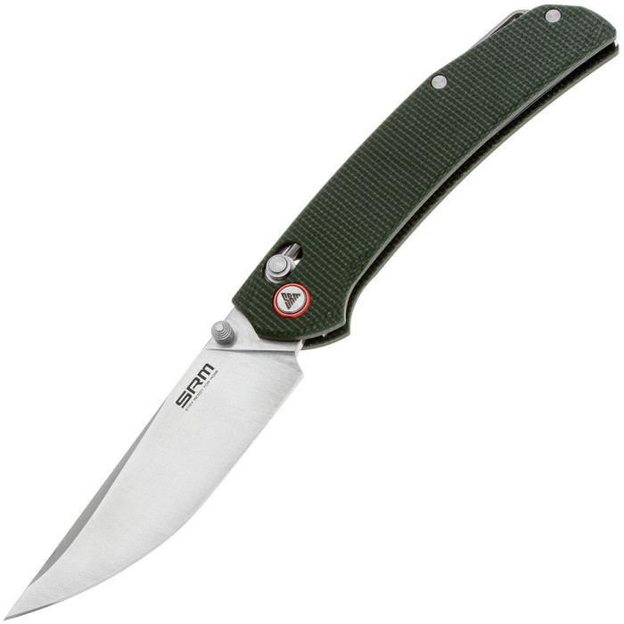 Ніж складаний SRM Asika 411L-MG, Sandvik 14C28N, Micarta, Green (411L-MG)
