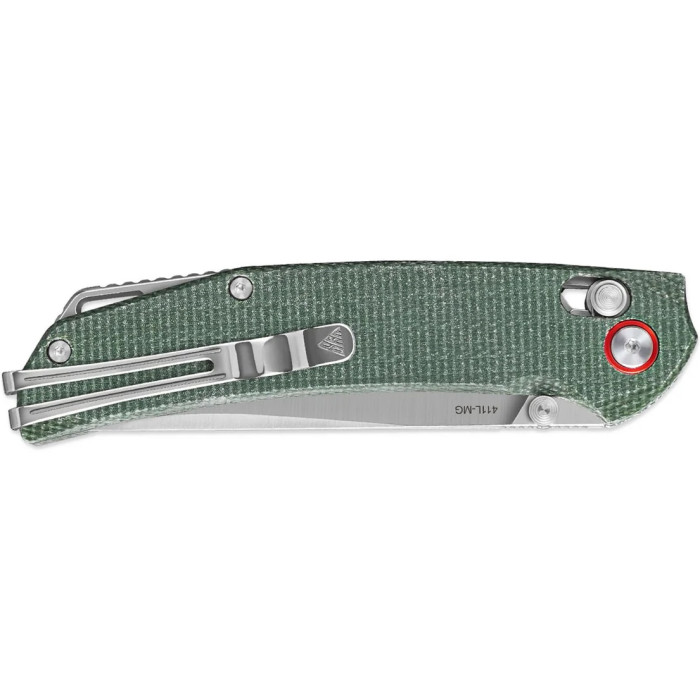 Нож складной SRM Asika 411L-MG (8.8 см) 14C28N / Micarta зеленый (411L-MG)