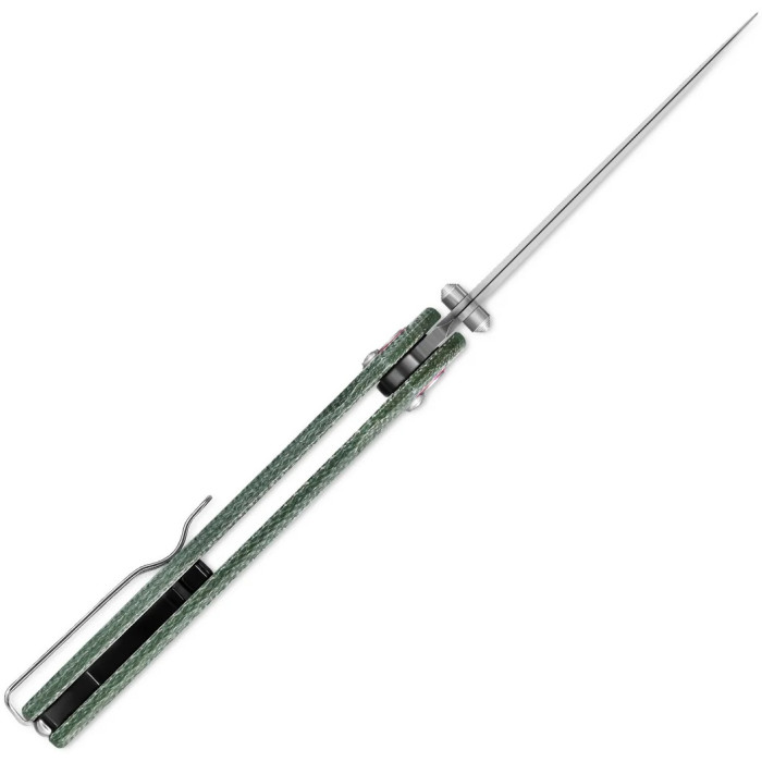 Нож складной SRM Asika 411L-MG (8.8 см) 14C28N / Micarta зеленый (411L-MG)