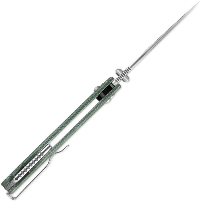 Нож складной SRM Asika 411L-MG (8.8 см) 14C28N / Micarta зеленый (411L-MG)