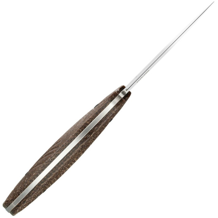 Ніж з чохлом SRM Fossa 605T-MW, (8.8 см) 14C28N / Micarta коричневий (605T-MW)