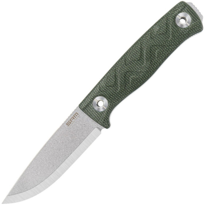 Ніж SRM Bushcut 702T-MP, Sandvik 14C28N, Micarta, Green (702T-MP)