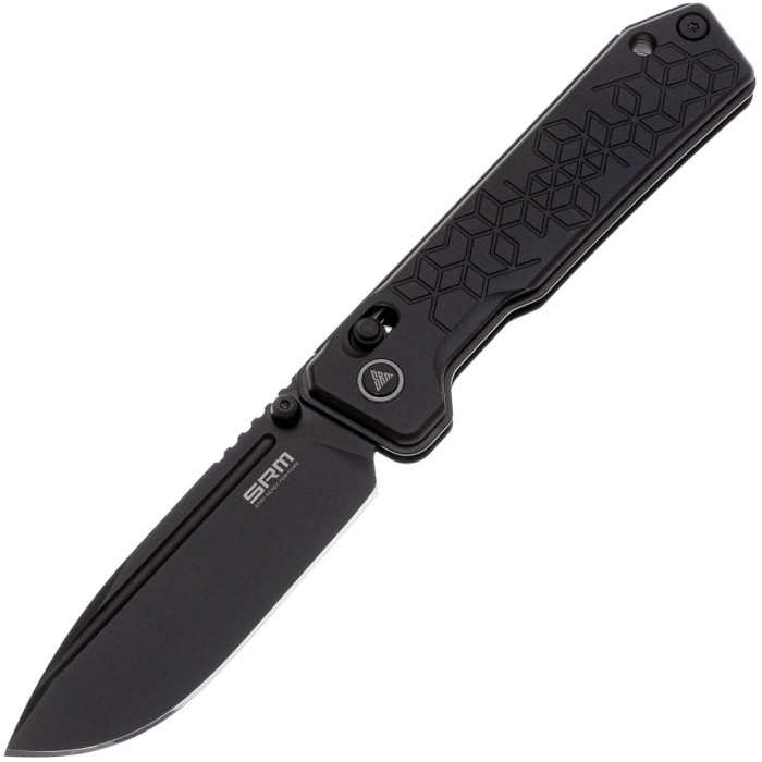 Ніж складаний SRM Rubik 7228B-AB, Sandvik 14C28N, Aluminum, Black (7228B-AB)