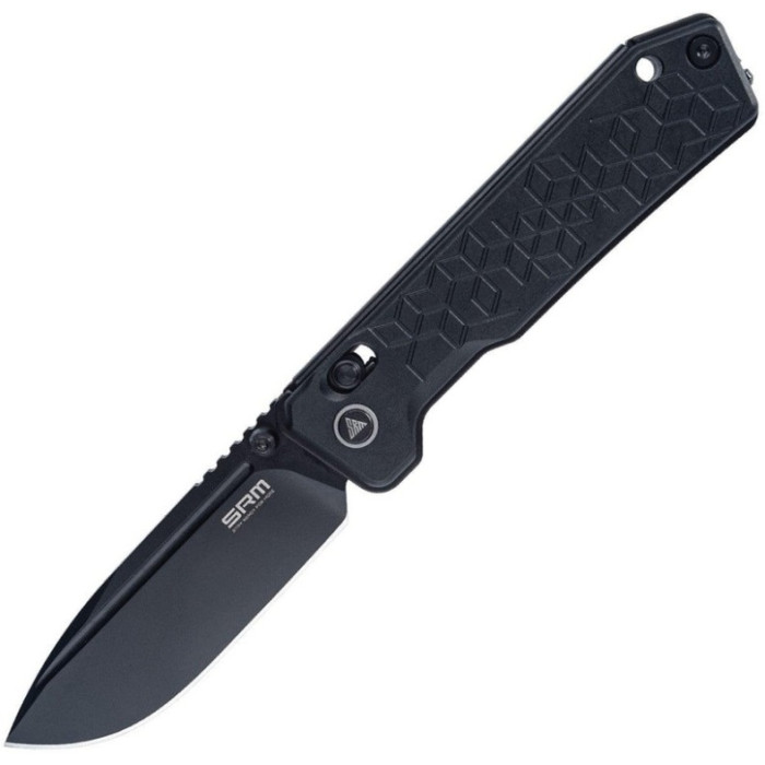 Ніж складаний SRM Rubik 7228B-AB2, Sandvik 14C28N, Aluminum, Black (7228B-AB2)