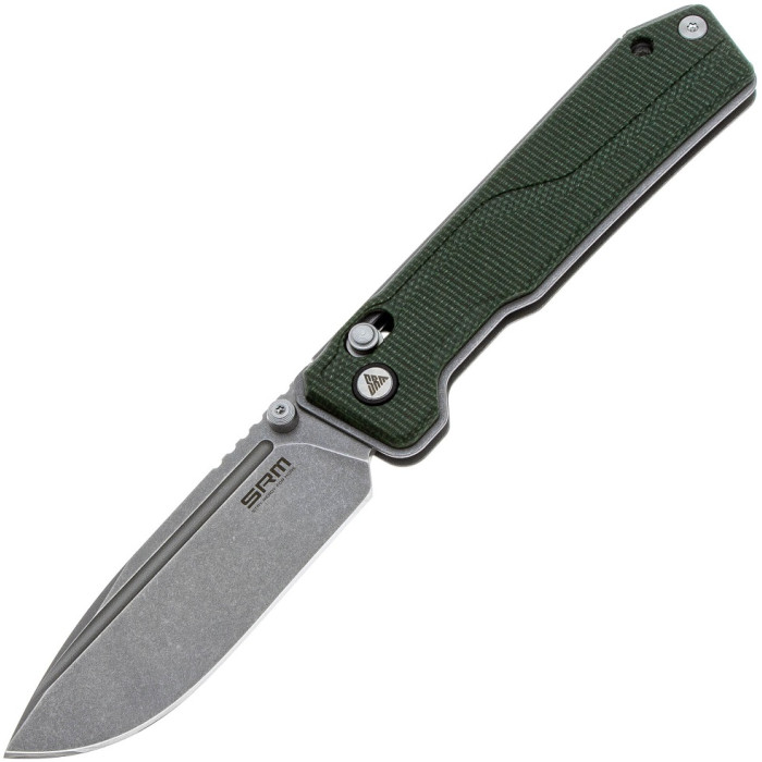 Ніж складаний SRM Rubik 7228B-MG, Sandvik 14C28N, Micarta, Green (7228B-MG)