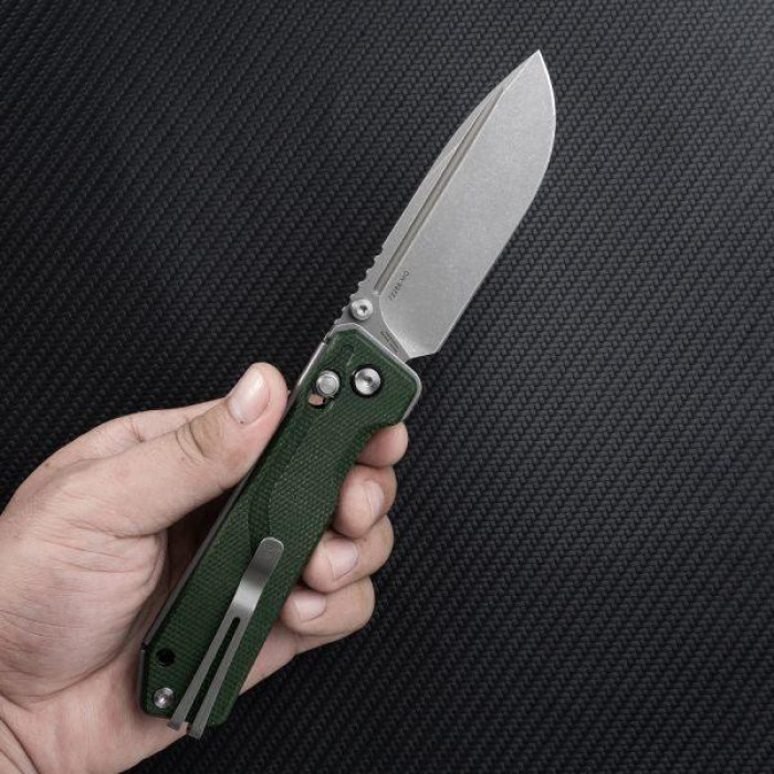 Ніж складаний SRM Rubik 7228B-MG, Sandvik 14C28N, Micarta, Green (7228B-MG)
