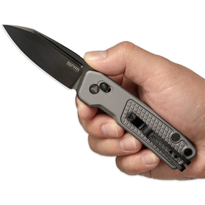 Нож складной SRM Scout 7229-AK (6.9 см) 14C28N / алюминий серый (7229-AK)