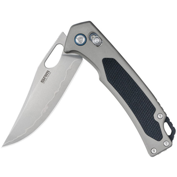 Ніж складаний SRM Retreiver 9203-AK, 140Cr, Aluminum, Grey (9203-AK)
