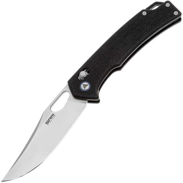 Ніж складаний SRM Retreiver 9203-MB, 10Cr15CoMoV, Micarta, Black (9203-MB)