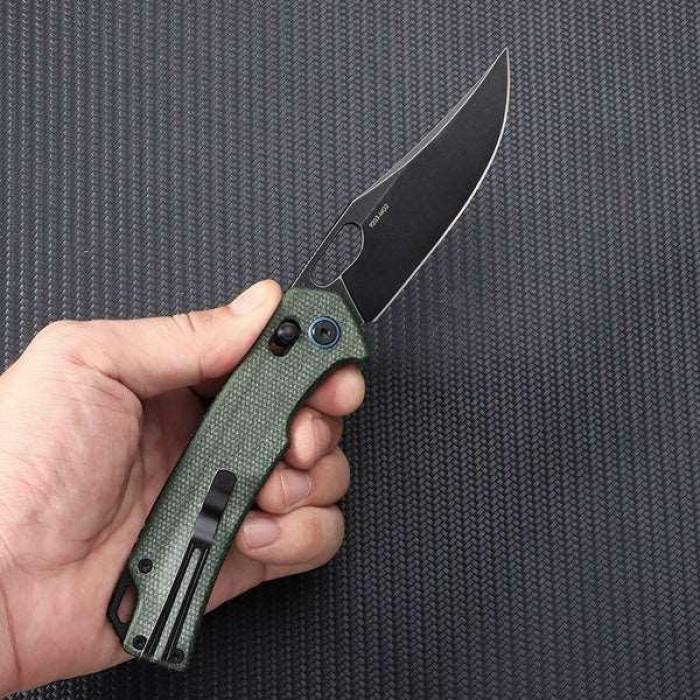 Ніж складаний SRM Retreiver 9203-MG2, 10Cr15CoMoV, Micarta, OD Green (9203-MG2)