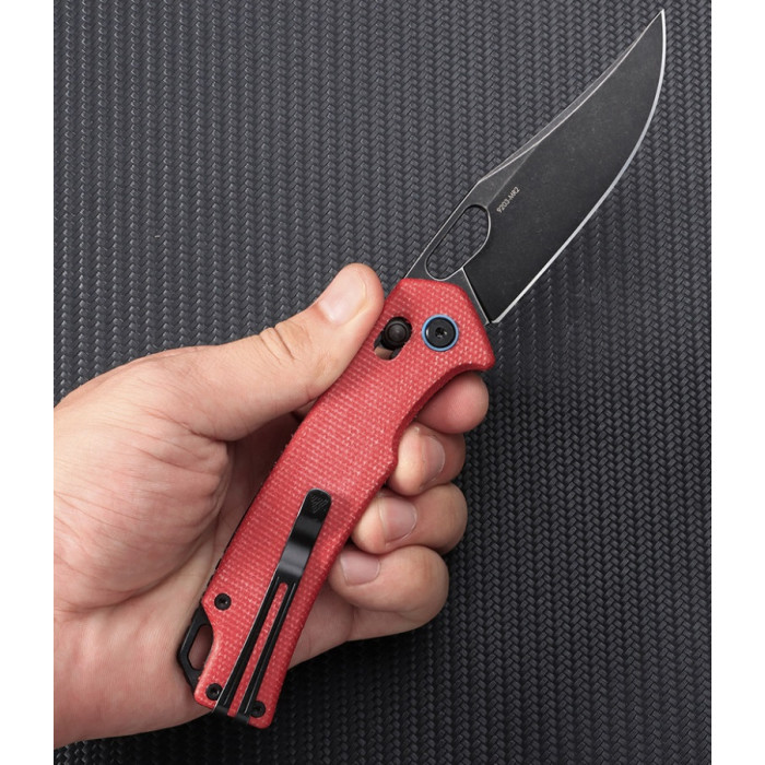 Ніж складаний SRM Retreiver 9203-MR2, 10Cr15CoMoV, Micarta, Red (9203-MR2)