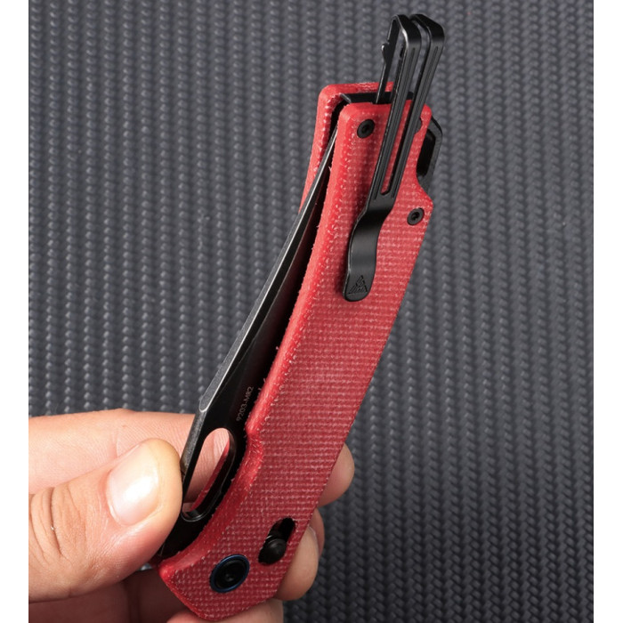 Ніж складаний SRM Retreiver 9203-MR2, 10Cr15CoMoV, Micarta, Red (9203-MR2)