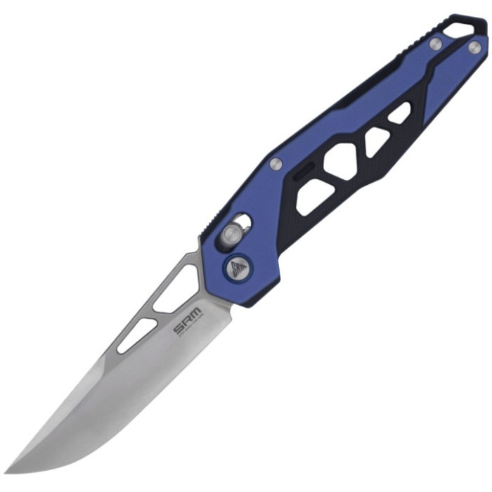 Нож складной SRM Mecha, (8.3 см) D2 / G10, Blue (9225-GI)