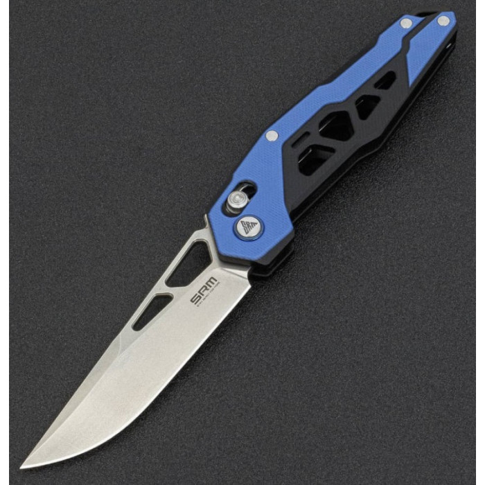 Нож складной SRM Mecha, (8.3 см) D2 / G10, Blue (9225-GI)