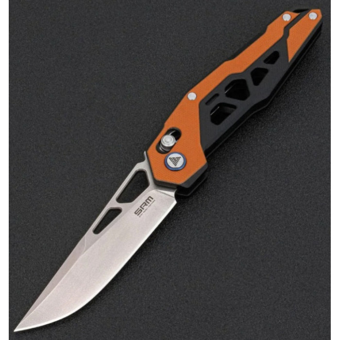 Нож складной SRM Mecha, (8.3 см) D2 / G10, Orange (9225-GJ)