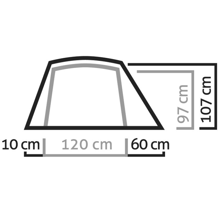 Палатка Salewa Micra II cactus/grey (013.003.0598)