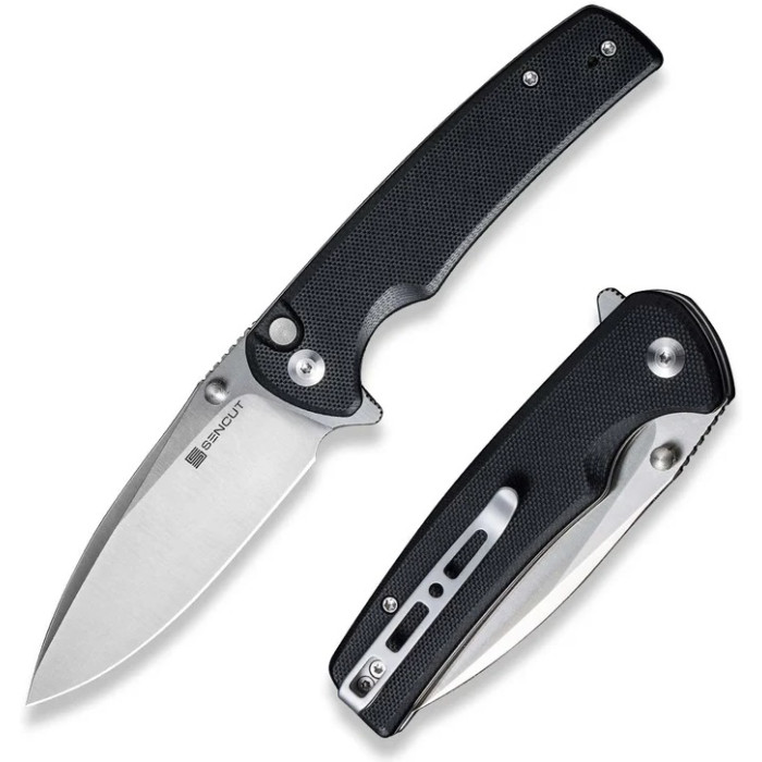Нож складной Sencut Sachse, (8.8 см) 9Cr18MoV / G10 черный (S21007-5)