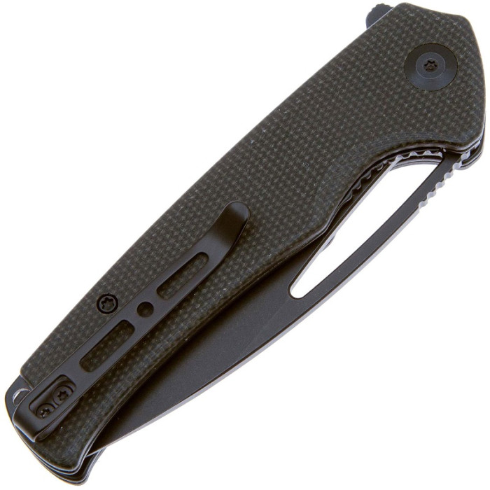 Ніж складаний Sencut Mims, (8.8 см) 9Cr18MoV / Micarta темно-зелений (S21013-3)